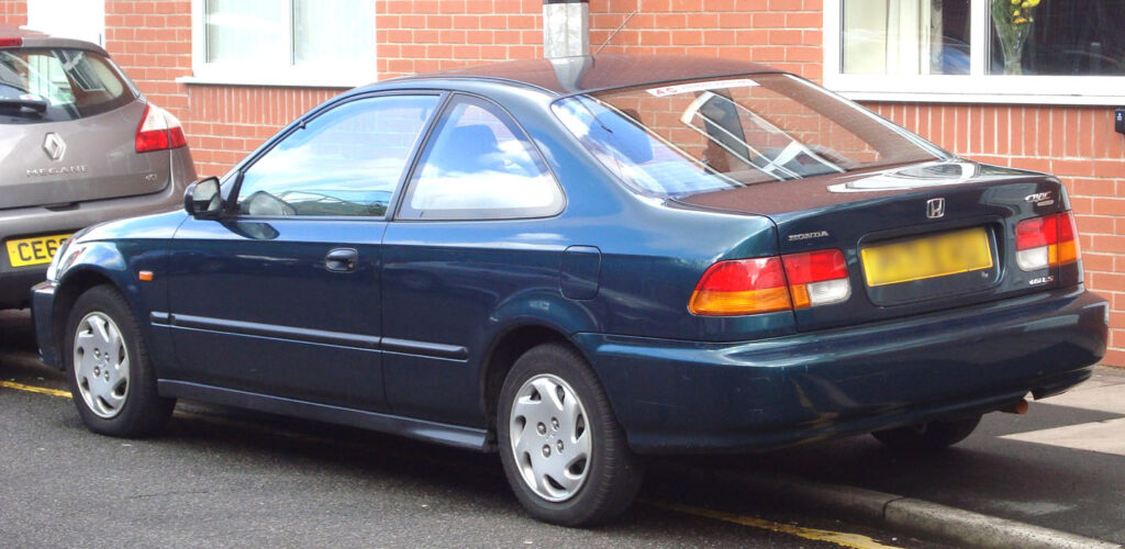 Sixth-generation Civic coupe